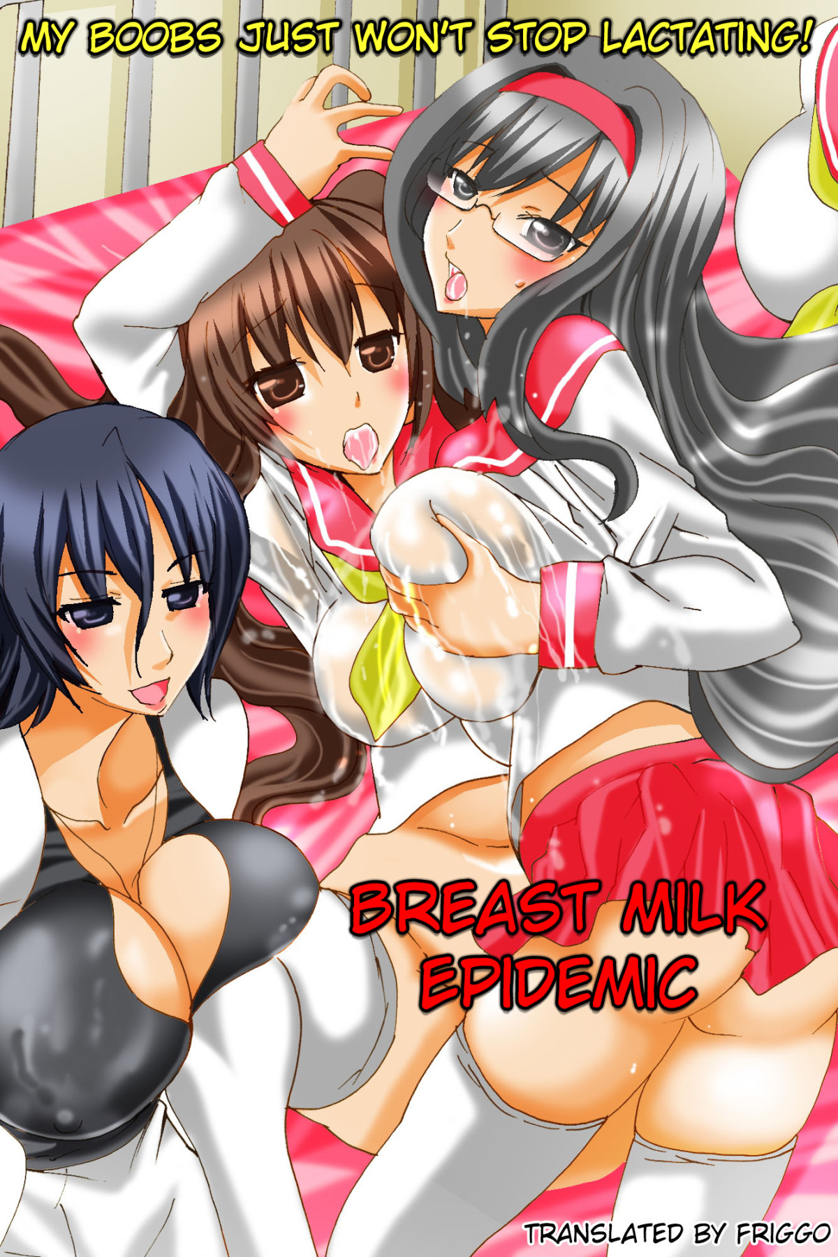 Hentai Manga Comic-Breast Milk Epidemic - My Boobs Just Won't Stop Lactating!-Read-1